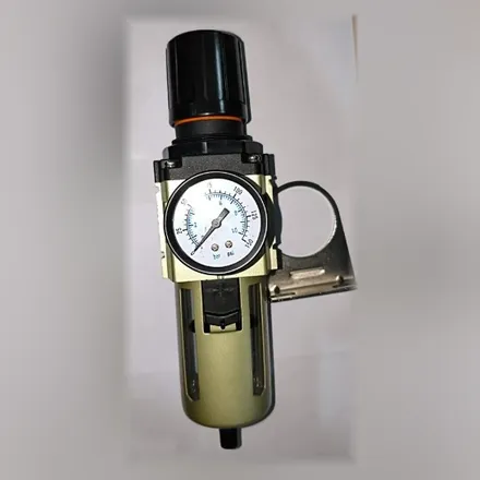 Filtro regulador de ar comprimido com manômetro