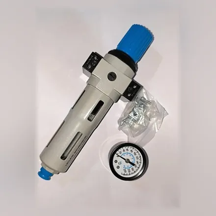 Filtro regulador de ar comprimido com manômetro – série OFR, 0 a 16 bar